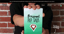 Desktop Screenshot of personalpeptalk.com